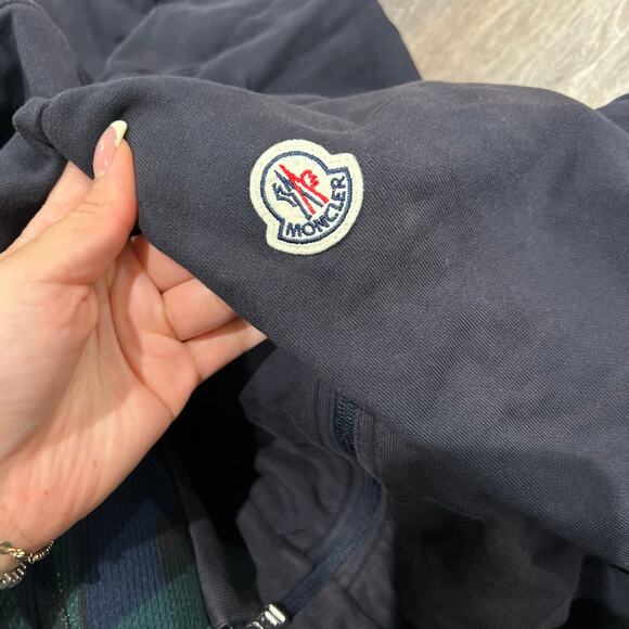Moncler Full Zip Blue Sweater - Size XXL - Pre-Owned - Picture 6 of 10
